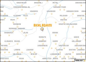 map of Akhladhiní