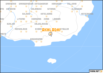 map of Akhládhi