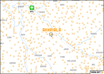 map of Akhriāla