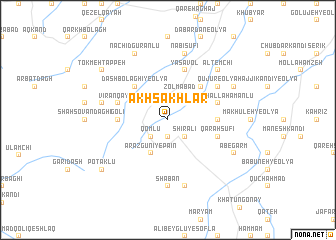 map of Ākhsākhlār