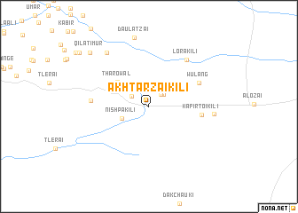 map of Akhtarzai Kili