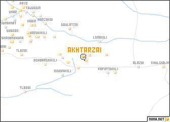 map of Akhtarzai