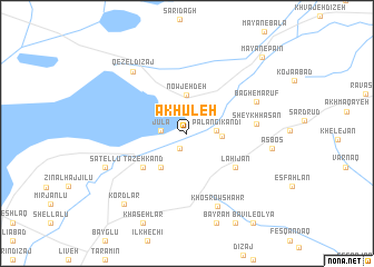 map of Ākhūleh