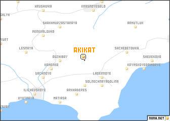 map of Akikat