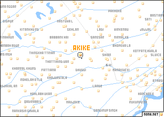 map of Akike