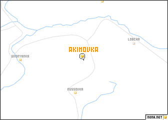 map of Akimovka