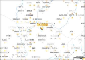 map of Akinnu