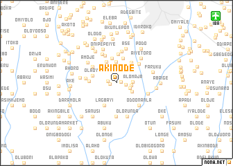 map of Akinode