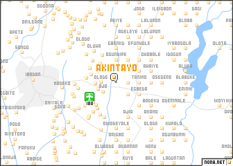 map of Akintayo
