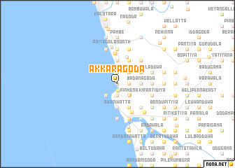 map of Akkaragoda