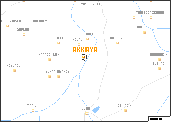 map of Akkaya