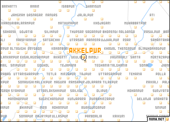 map of Ākkelpur