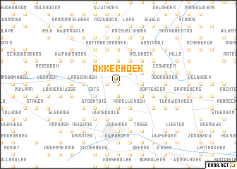 map of Akkerhoek
