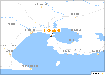 map of Akkeshi