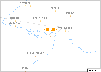 map of Akkoba