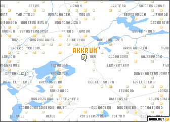 map of Akkrum