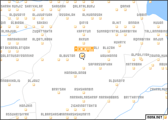 map of Akkūm