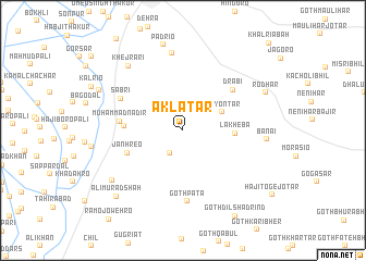 map of Akla Tar