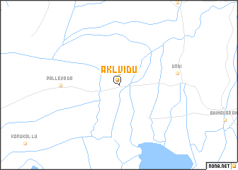 map of Aklvidu