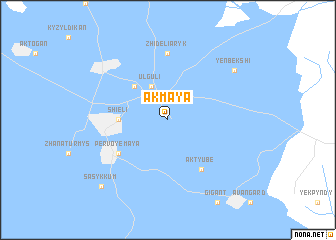 map of Akmaya