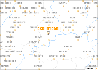 map of Akomnyada II