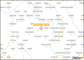 map of Akpakope