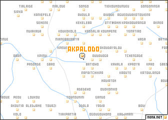 map of Akpalodo