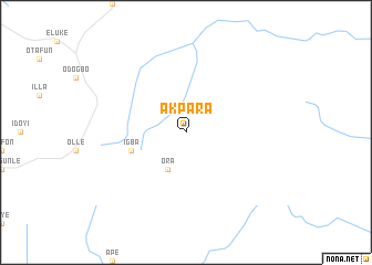 map of Akpara