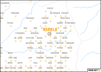 map of Akpele