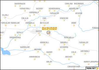 map of Akpınar