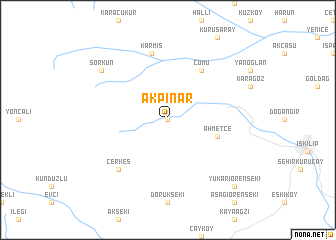 map of Akpınar