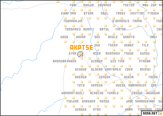 map of Akptse