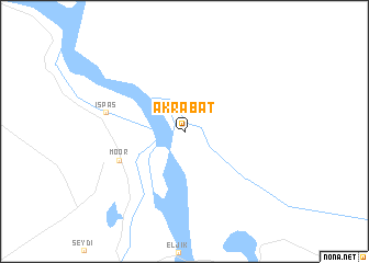 map of Ak-Rabat