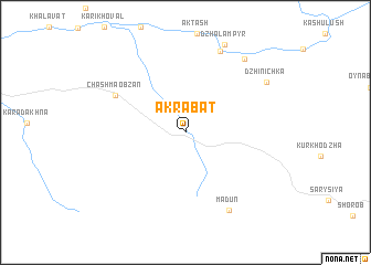 map of Akrabat