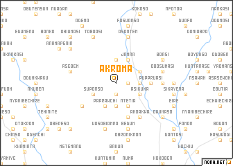 map of Akroma