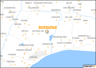 map of Akrounda