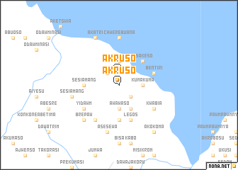 map of Akruso