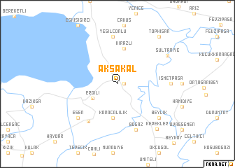 map of Aksakal