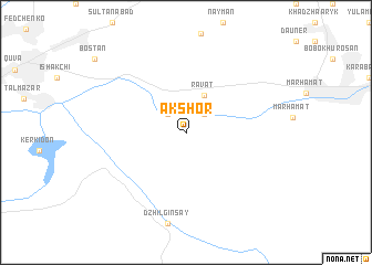 map of Akshor