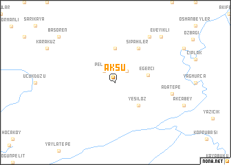 map of Aksu