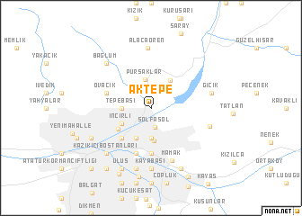 map of Aktepe