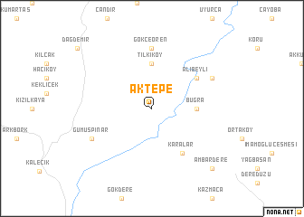 map of Aktepe
