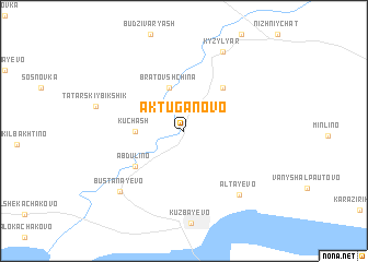 map of Aktuganovo