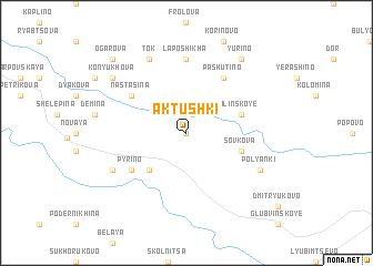 map of Aktushki