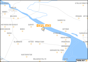 map of Akulinki
