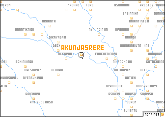 map of Akunjasrere