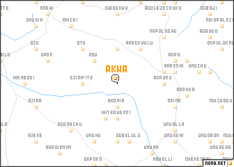 map of Akwa