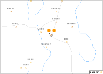 map of Akwa