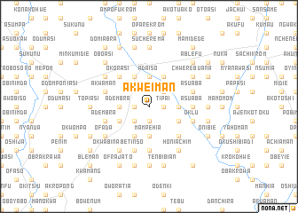 map of Akweiman