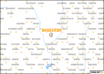 map of Akwekrom